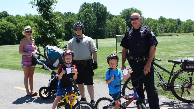 Naperville Police ‘Citing’ Residents for Safe Biking